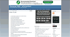 Desktop Screenshot of pmba.econsultant.com